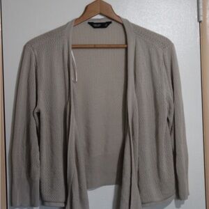 Simply Vera Vera Wang Light Taupe Cardigan